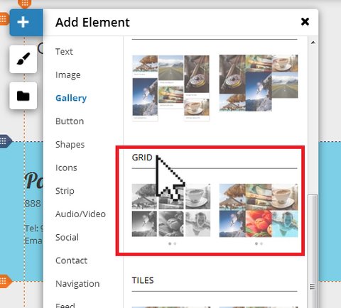 Adding A Grid Gallery Adding A Grid Gallery