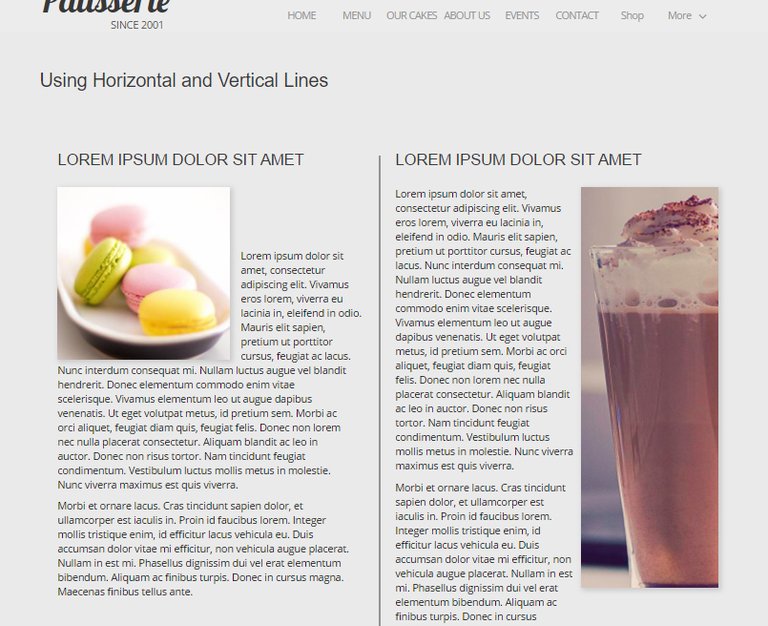 Using Lines on Your Website