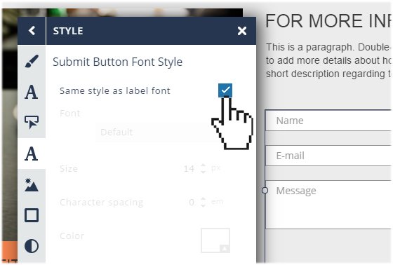 Customizing Form Style